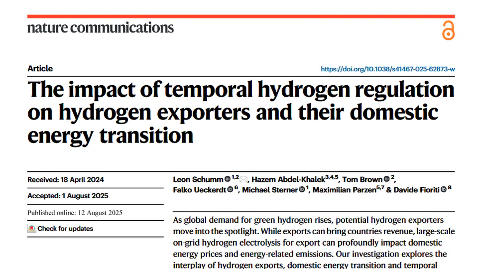 The impact of temporal hydrogen regulation on hydrogen exporters and their domestic energy transition